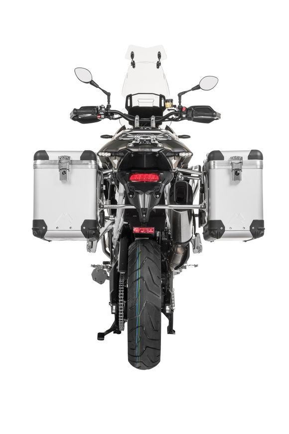 Touratech ZEGA Pro 38/45 suitcase - Gray support included - Gray anodizedRef: Trt01881A / 01-421-5736-0