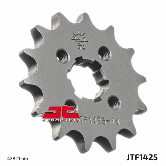 JT. 13-tooth steel output sprocket standard 428 pitch type 1425Ref: JTC00565A / 1096587001