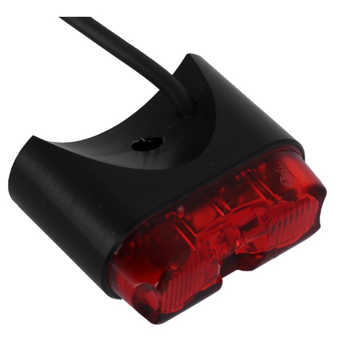 SON Rear Light for Mudguard Mounting - black/red
