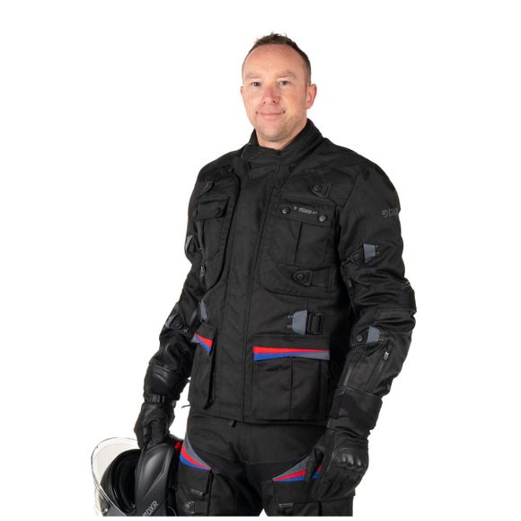 Dxr Emisfer Motorcycle Jacket - BlackRef: DXR0273