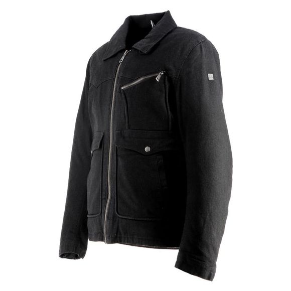 Moto Helstons Ontario - Black JacketRef: HS1117