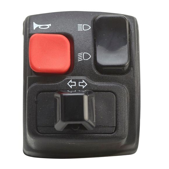 Commodo électrique Domino Face avant gamme 2B gauche UniverselRef : DO00143A / 1078761