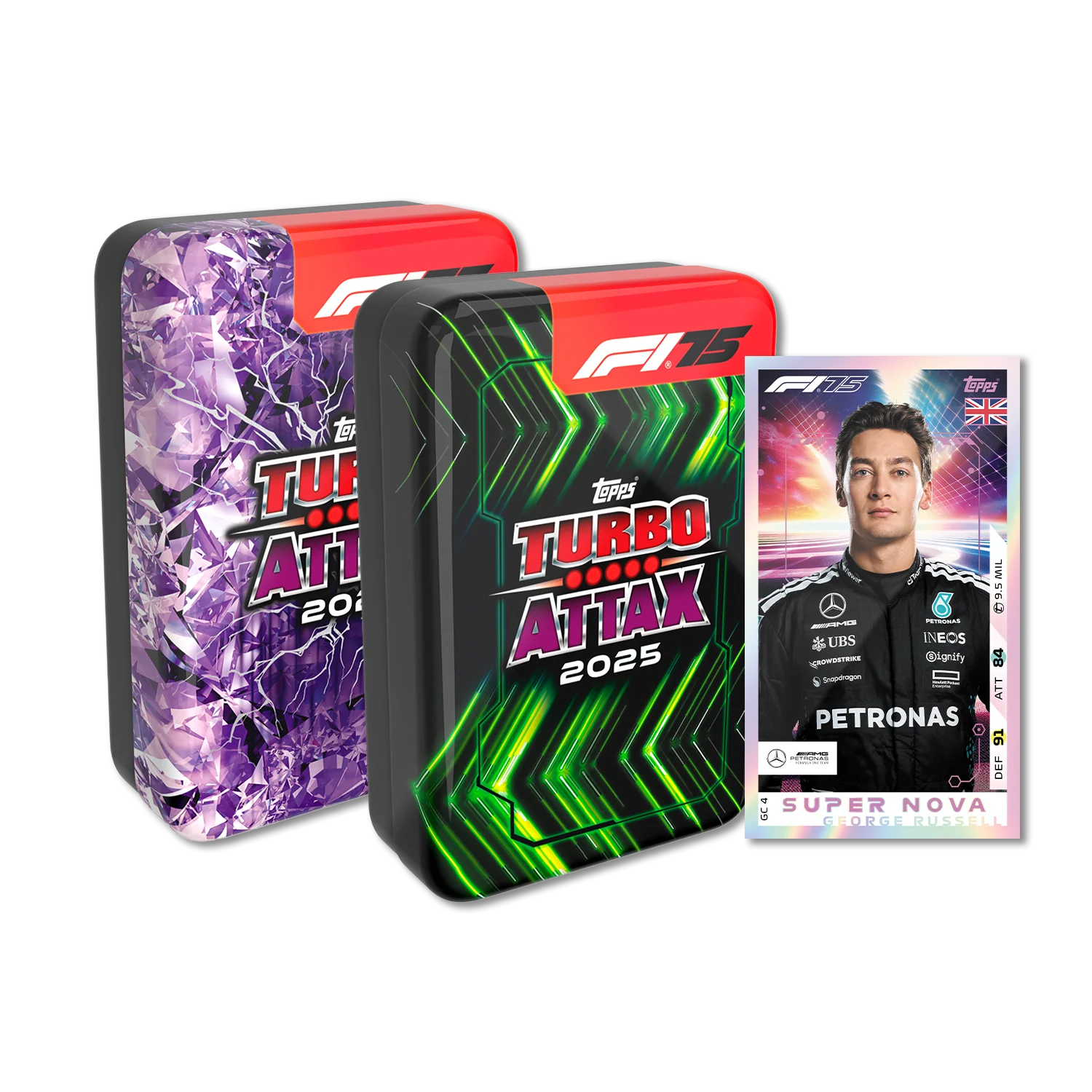 Topps Turbo Attax Formula 1® 2025 - Mega Tin XL card Bundle