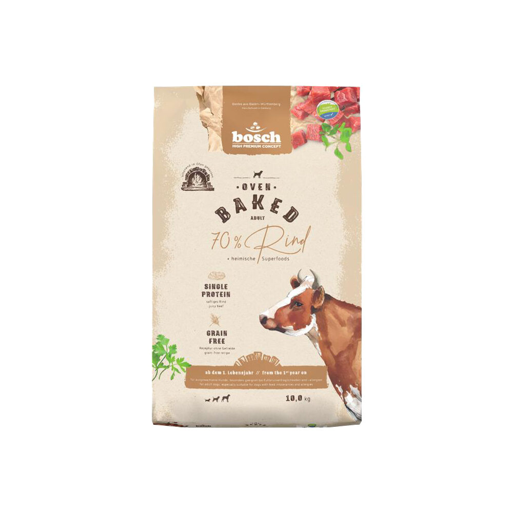 Bosch Oven Baked Dog Food - Beef - 10 kg