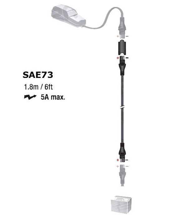 Chargeur de batterie Tecmate O-3 CONNECTEUR SAE UniverselRef : TC0007 / SAE73