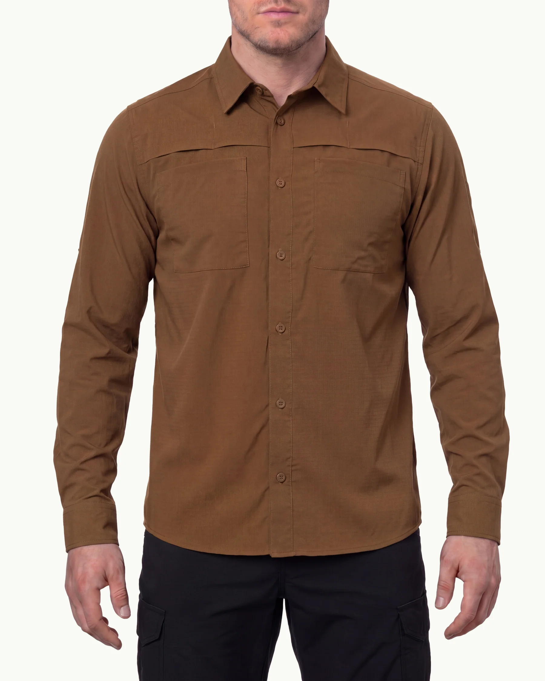 Stretch Ripstop Long Sleeve Work Shirt e.s.t:aktik
