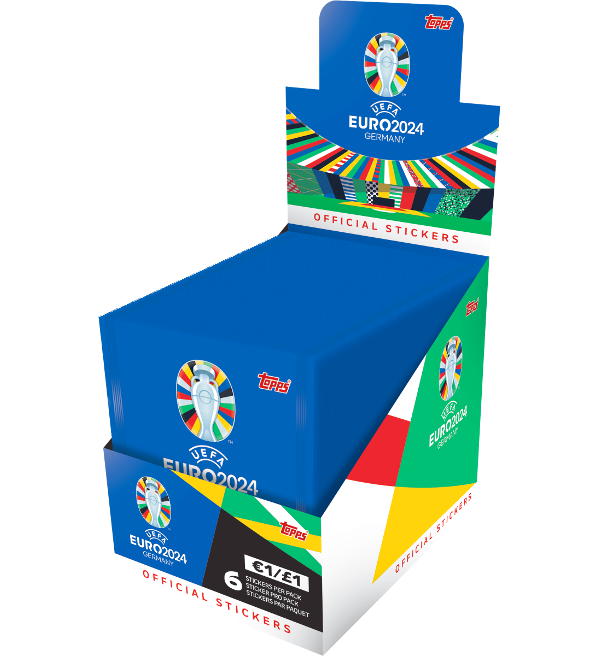 Topps EURO 2024 Stickers - Box With 100 Packets
