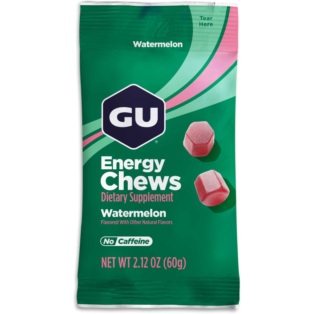 GU Energy Chews - Fruit Gums with Carbohydrates - Mixed Box - 12x60g