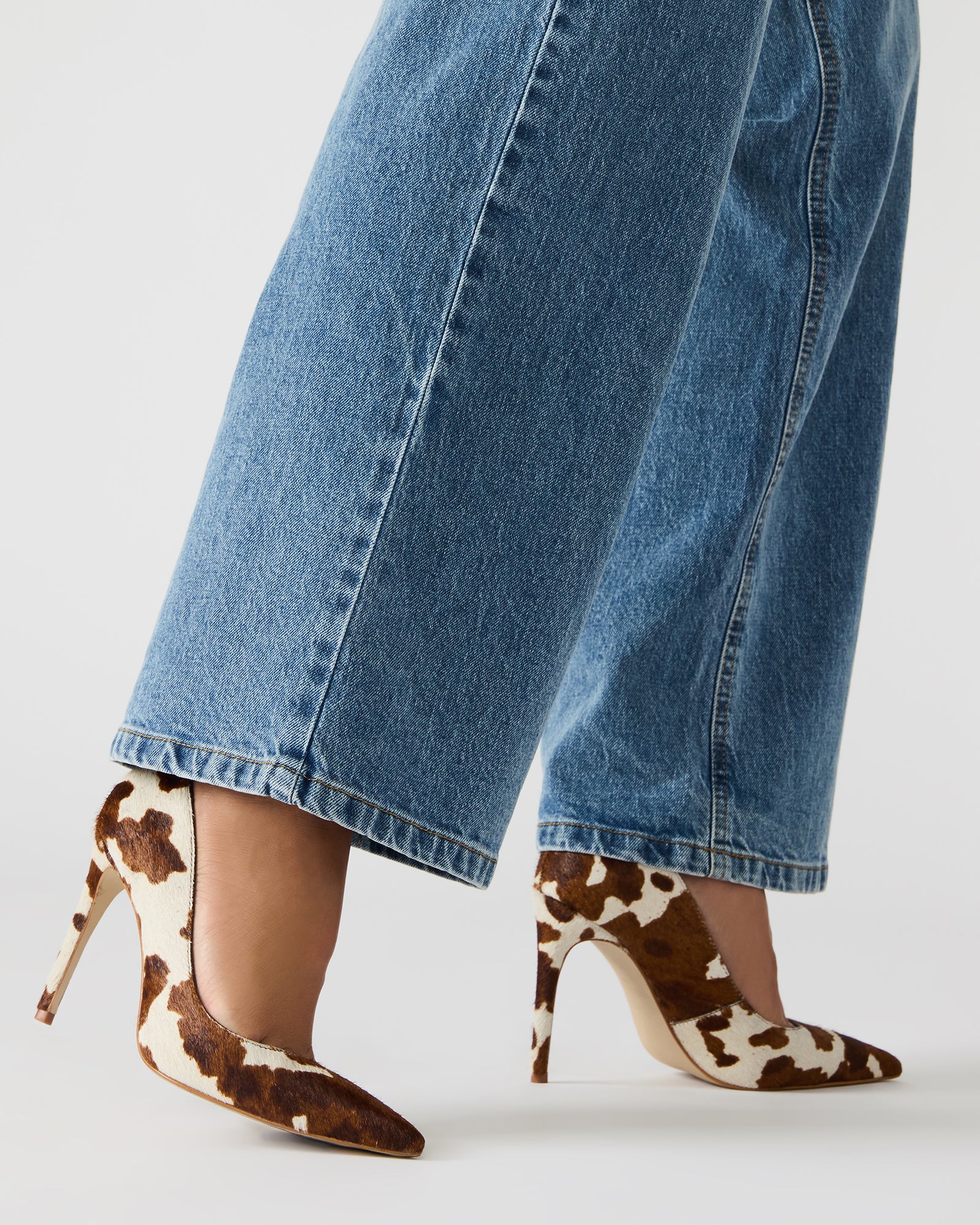 Noir Brown Cow Print