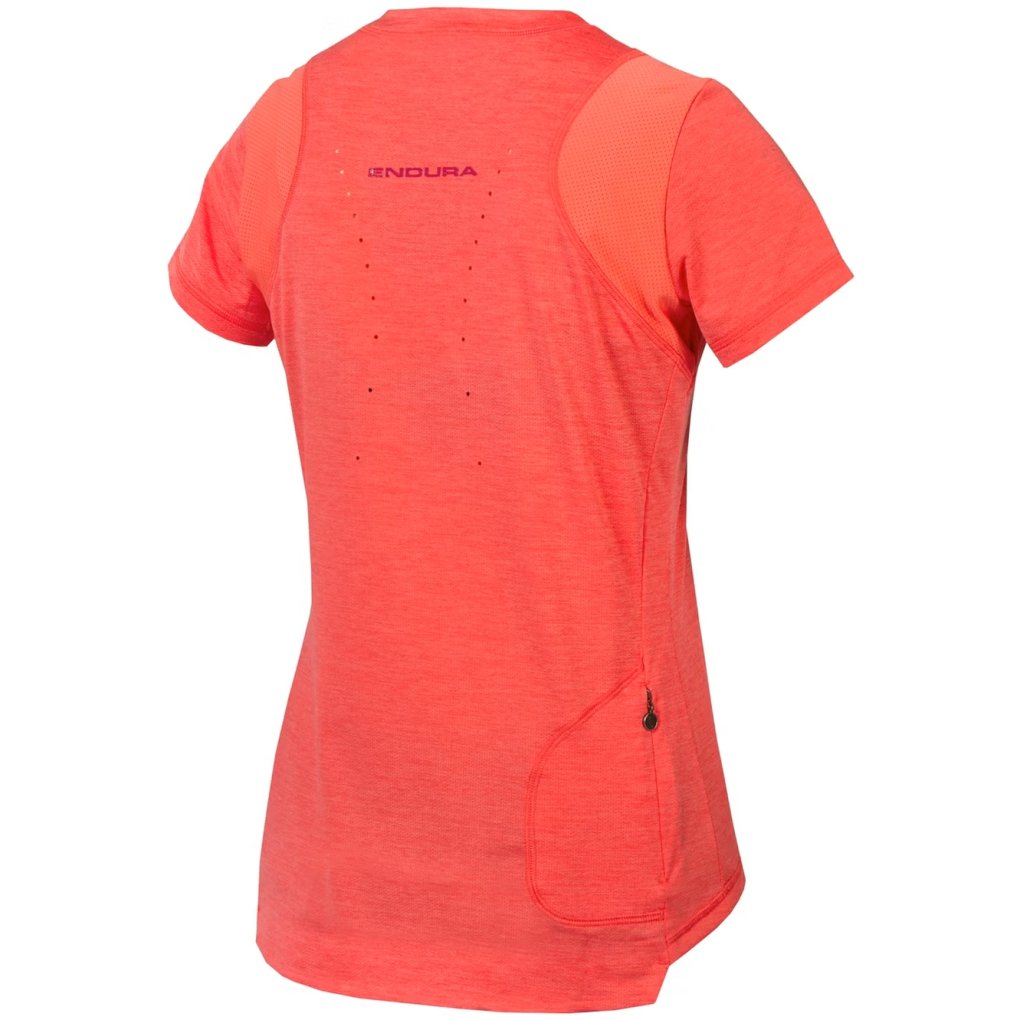 Endura SingleTrack Short Sleeve Jersey Women - punch pink
