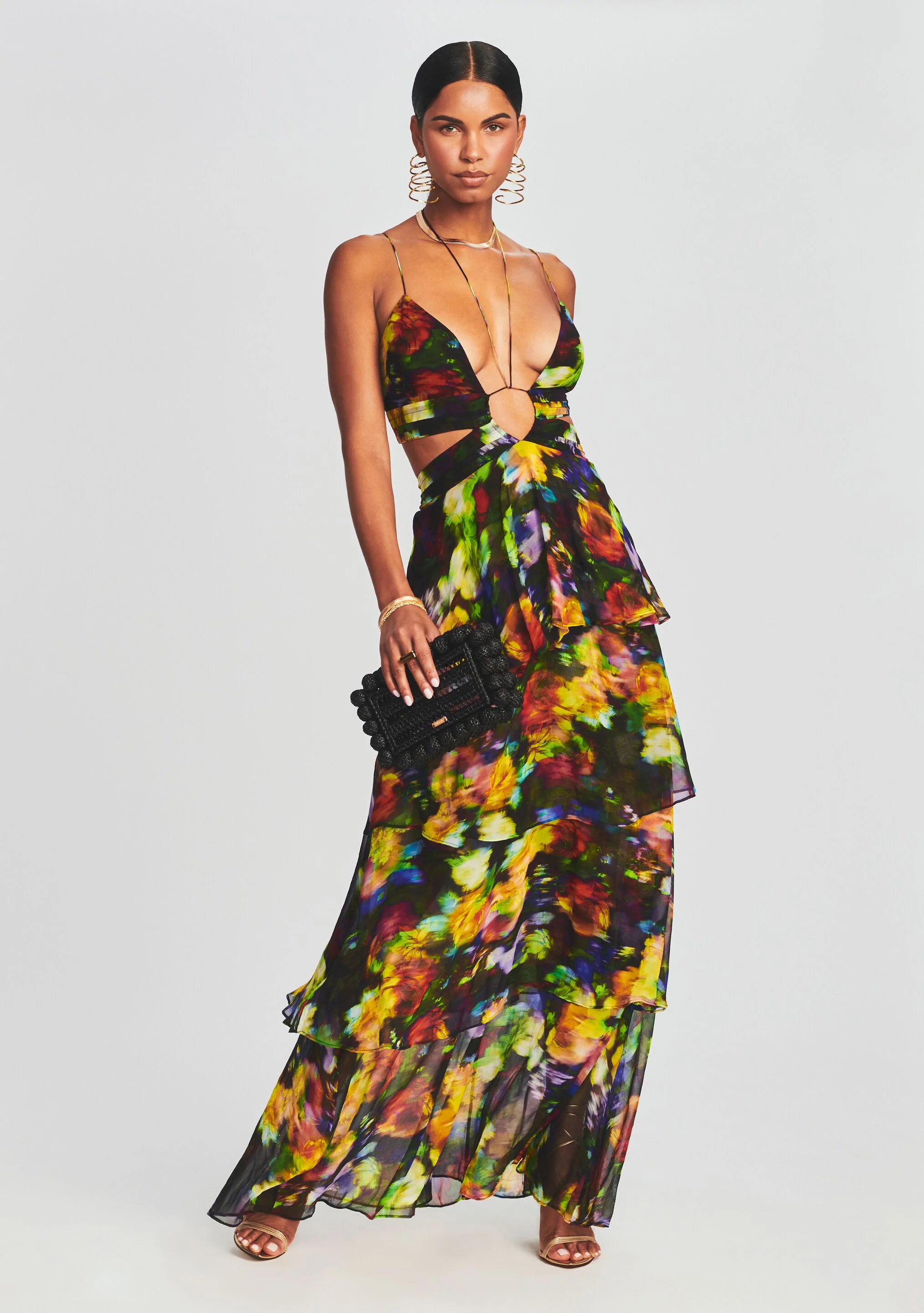 Paulina Silk Chiffon Dress