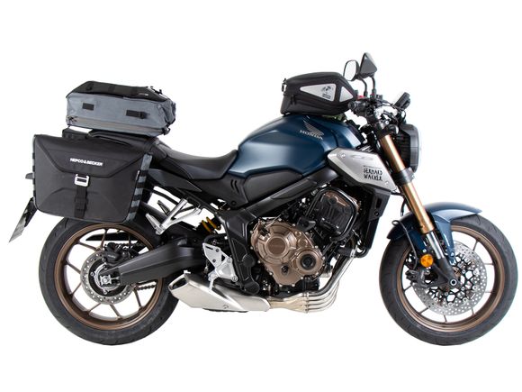 Hepco & Becker Saddlebags Complete Xtravel kit for C-Bow carrier - black UniversalRef: Hbe01618A / 640632 00 01