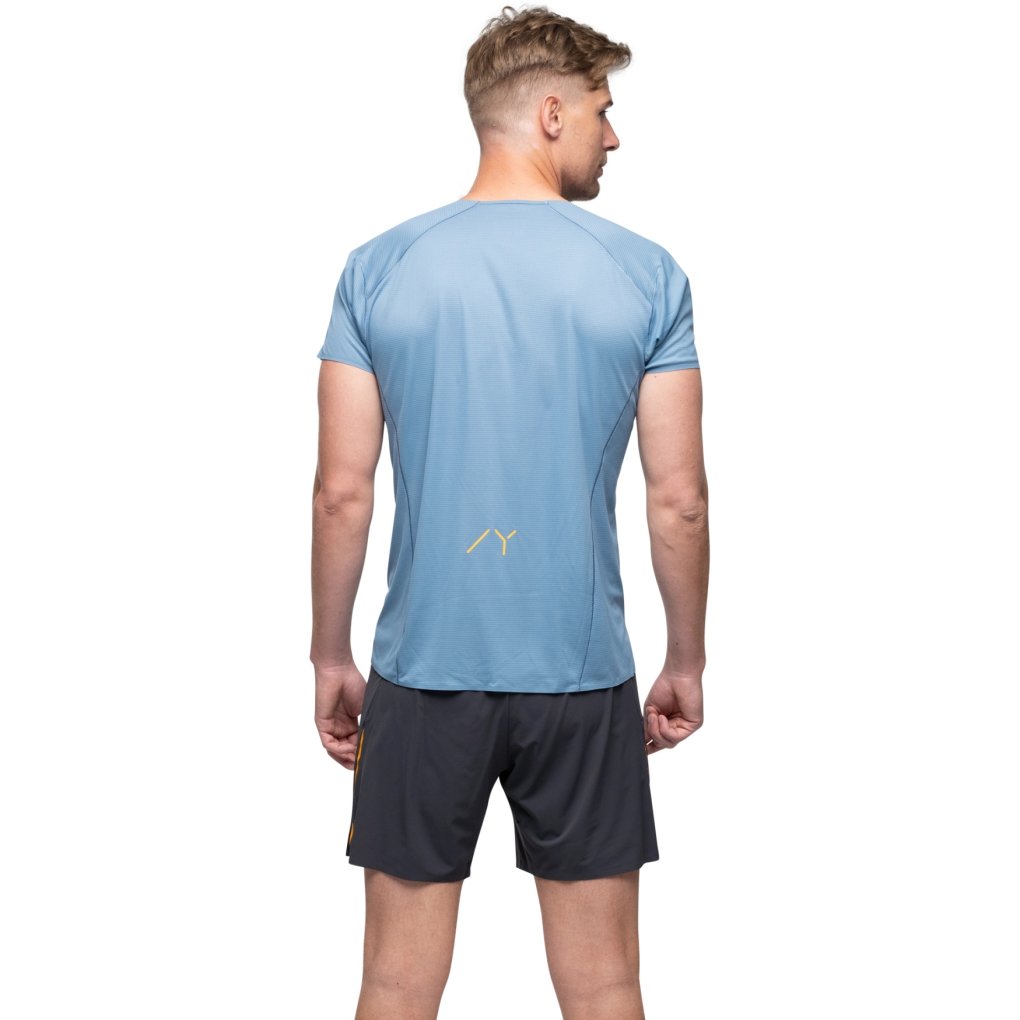 Bergans Y LightLine Fast Tee Men - elemental blue