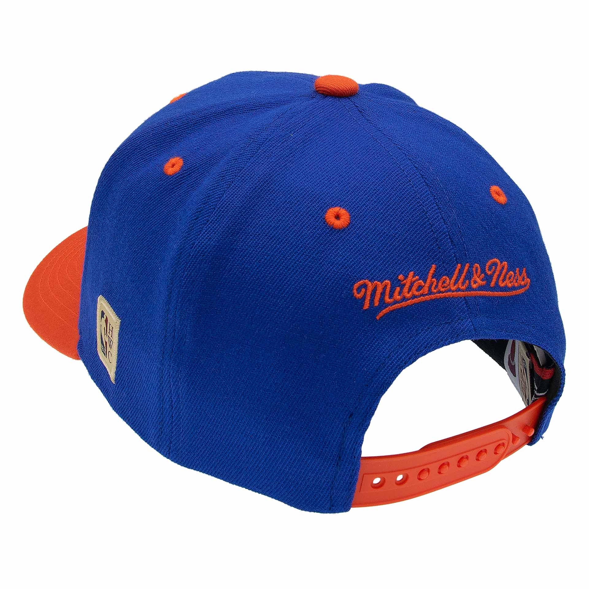 New York Knicks Team Arch Classic Red Stretch-Snap NBA Cap Blue