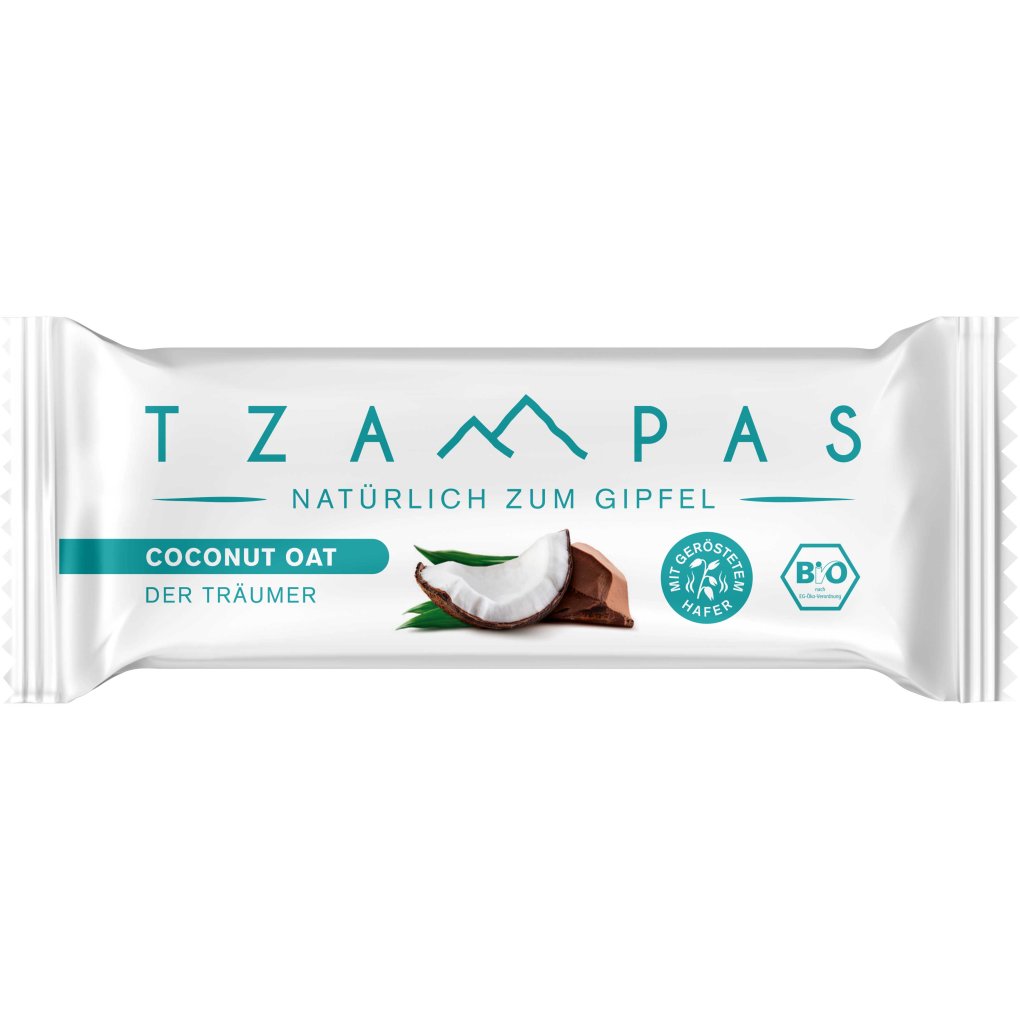 TZAMPAS ORGANIC Coconut Oat - Energy Bar - 16x40g