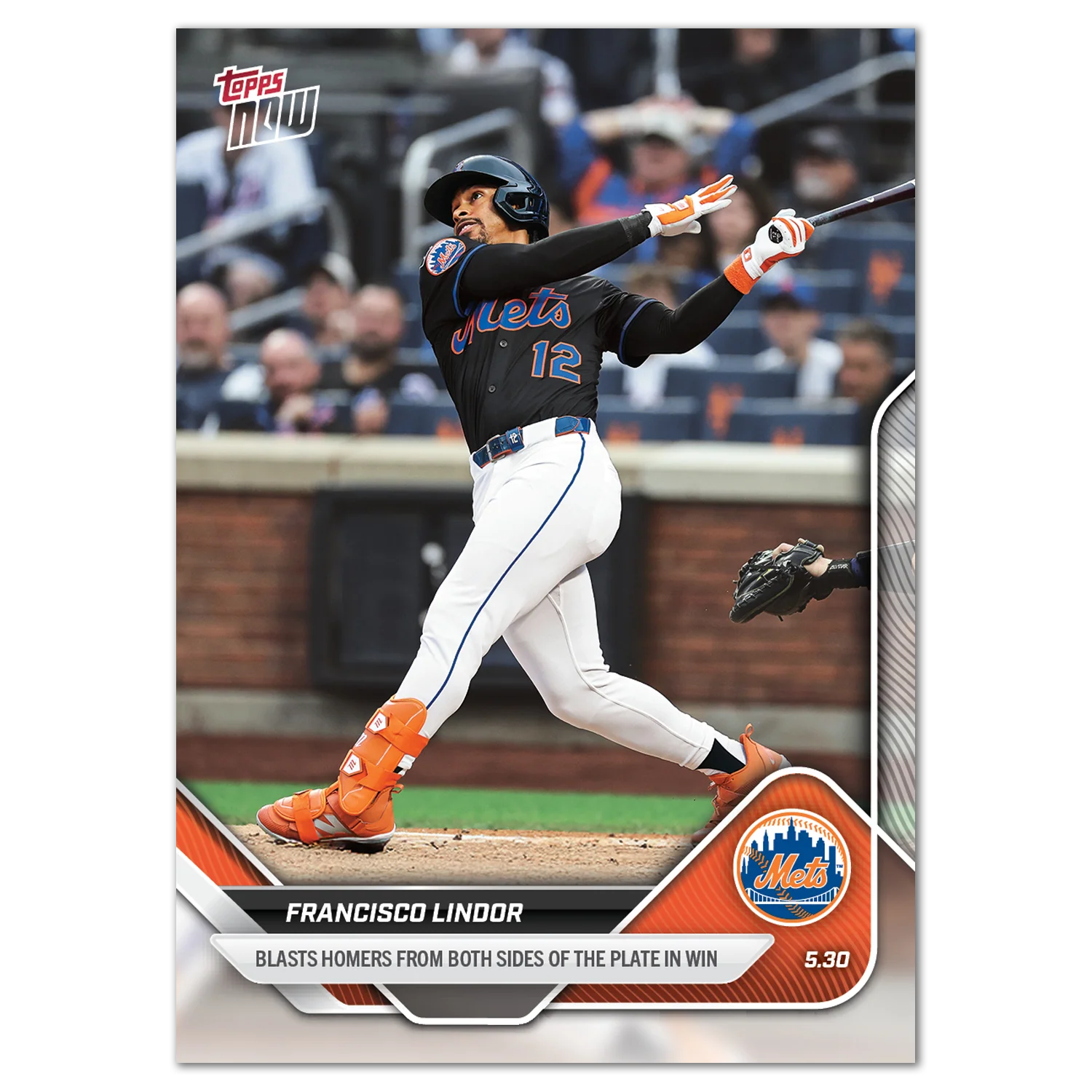 Francisco Lindor - 2025 MLB Topps NOW® - Card 234