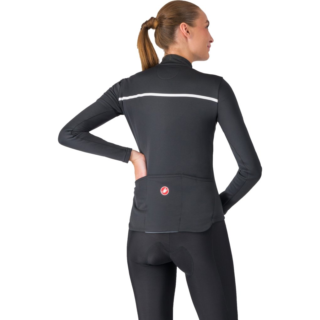 Castelli Sinergia 2 Jersey Full Zip Women - light black/white