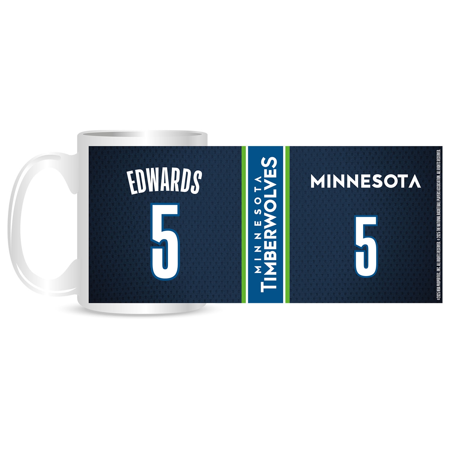 Anthony Edwards #5 Minnesota Timberwolves NBA Mug (330 ml)