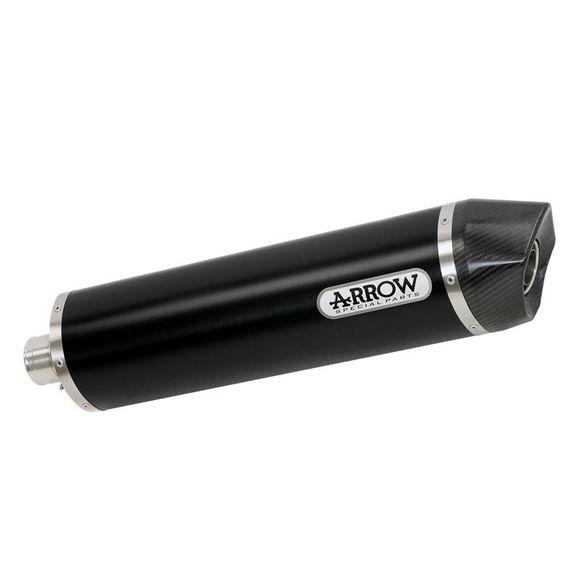 Silencieux Arrow Maxi Race tech embout carbone - NoirRef : AW0055