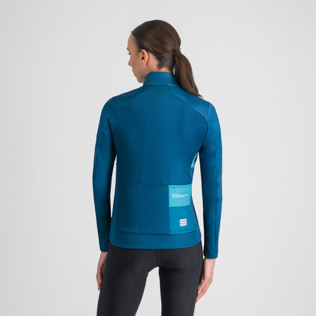 Sportful Neo 2 Softshell Cycling Jacket Women - 0415 Teal Blue Corsair