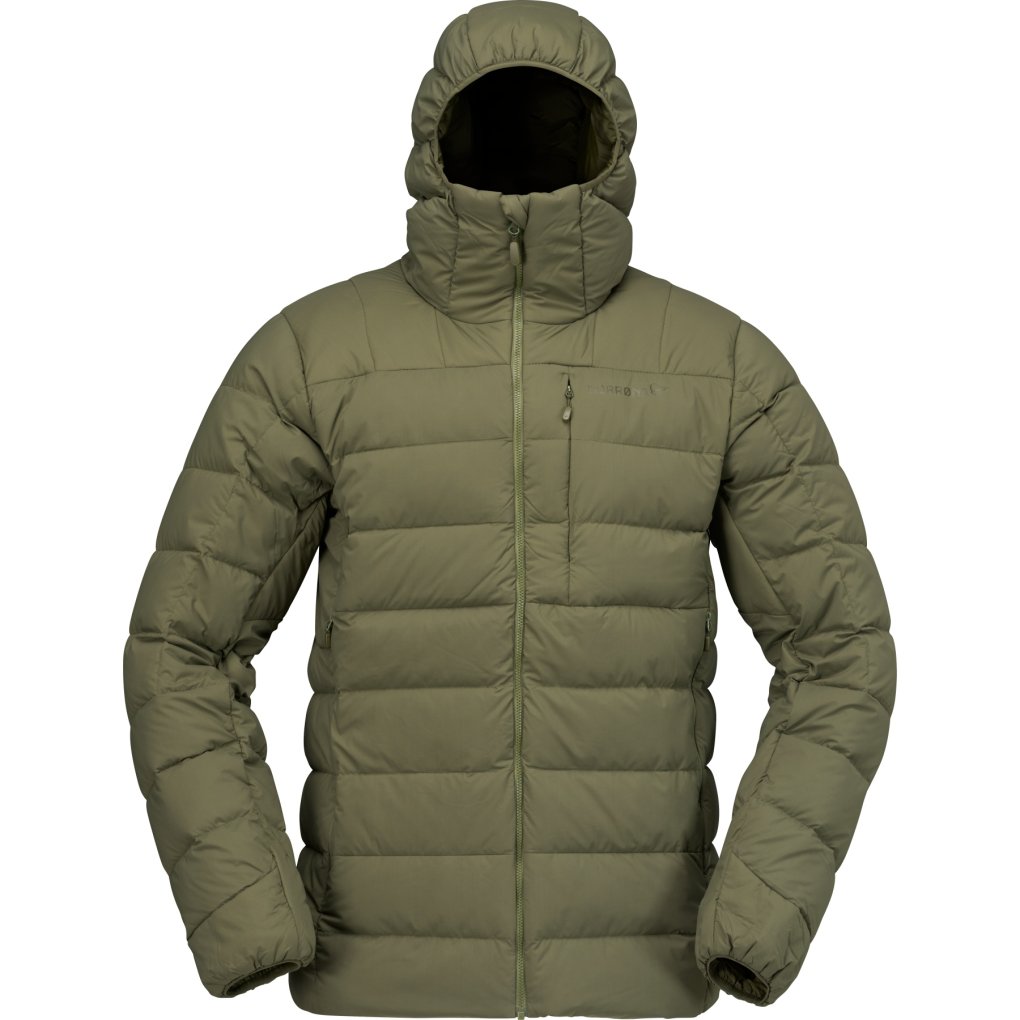 Norrona femund down700 Zip Hood Jacket Men - Olive Night