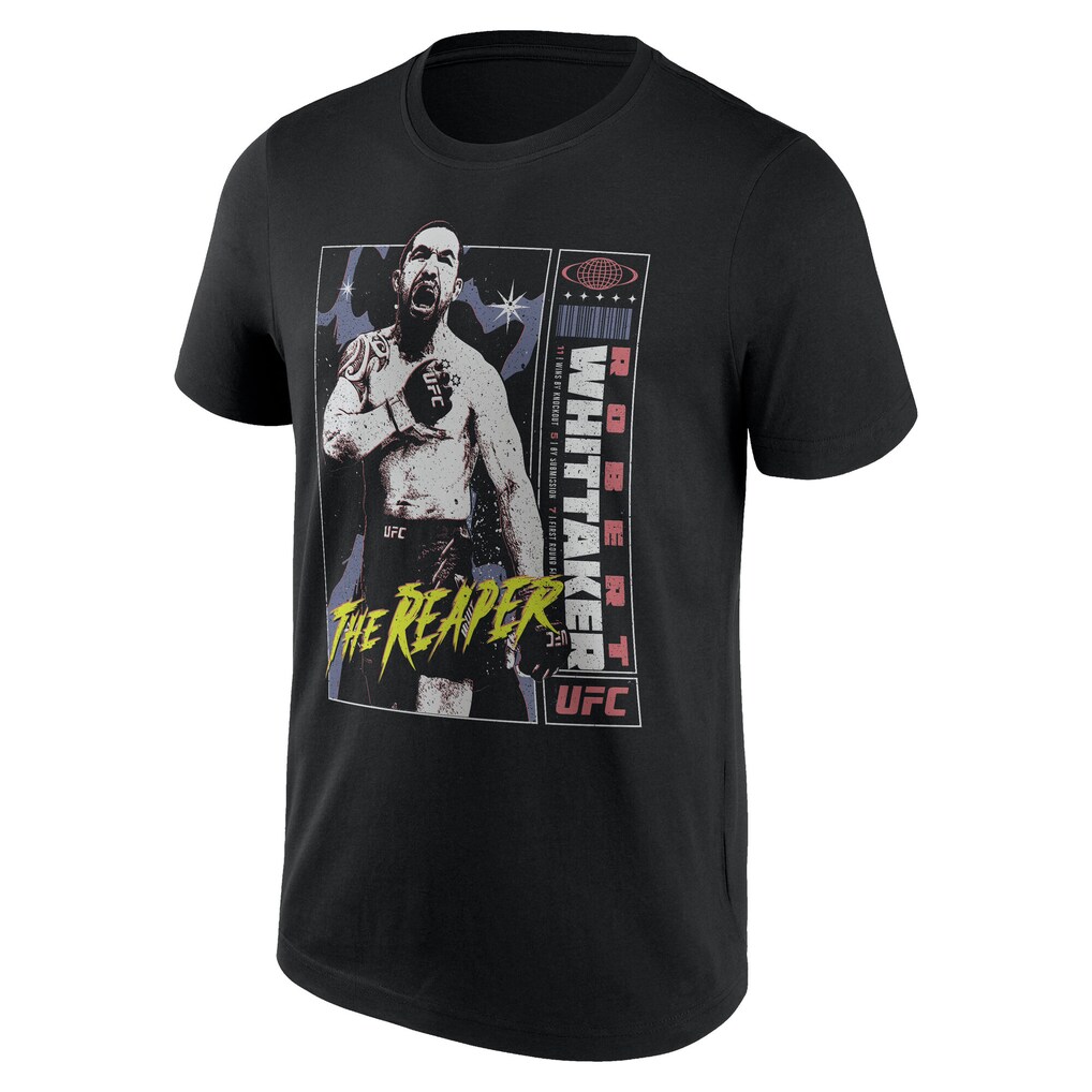 UFC Robert Whittaker Poster T-Shirt - Black - Mens