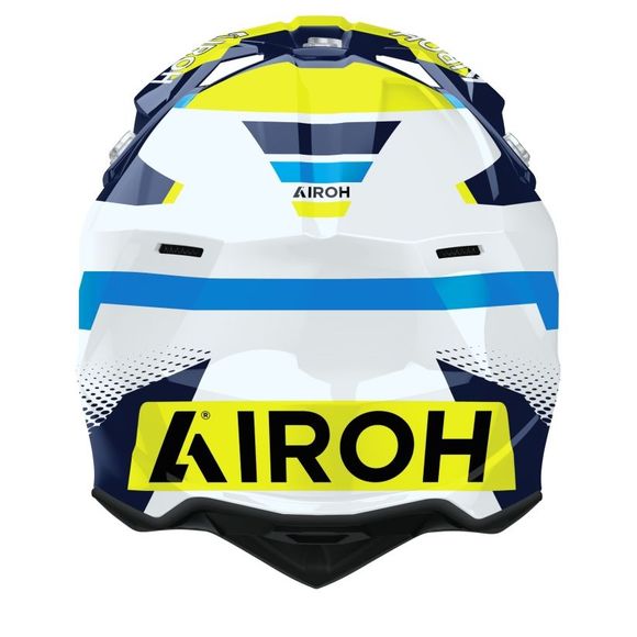 Casque cross Airoh WRAAAP - VISION 2026 - Jaune / BleuRef : AR1540-C42132