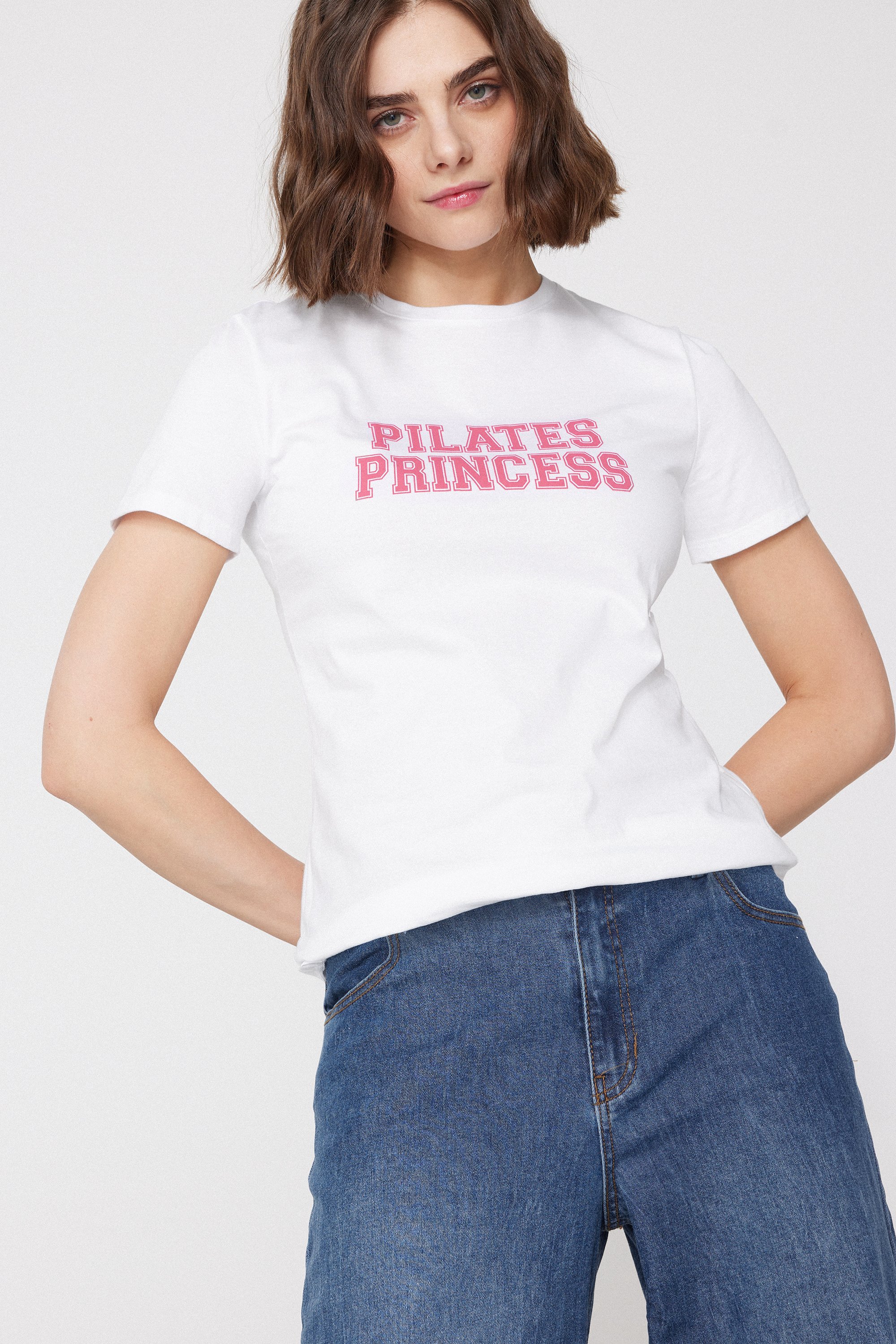 100% Cotton T-Shirt with Print