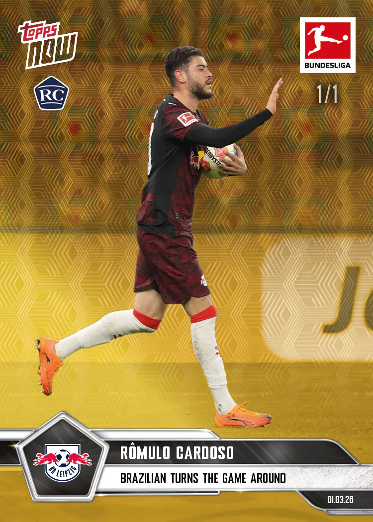 Rômulo Cardoso - 2025-26 Bundesliga Topps NOW® - Card 138 - PR: 280