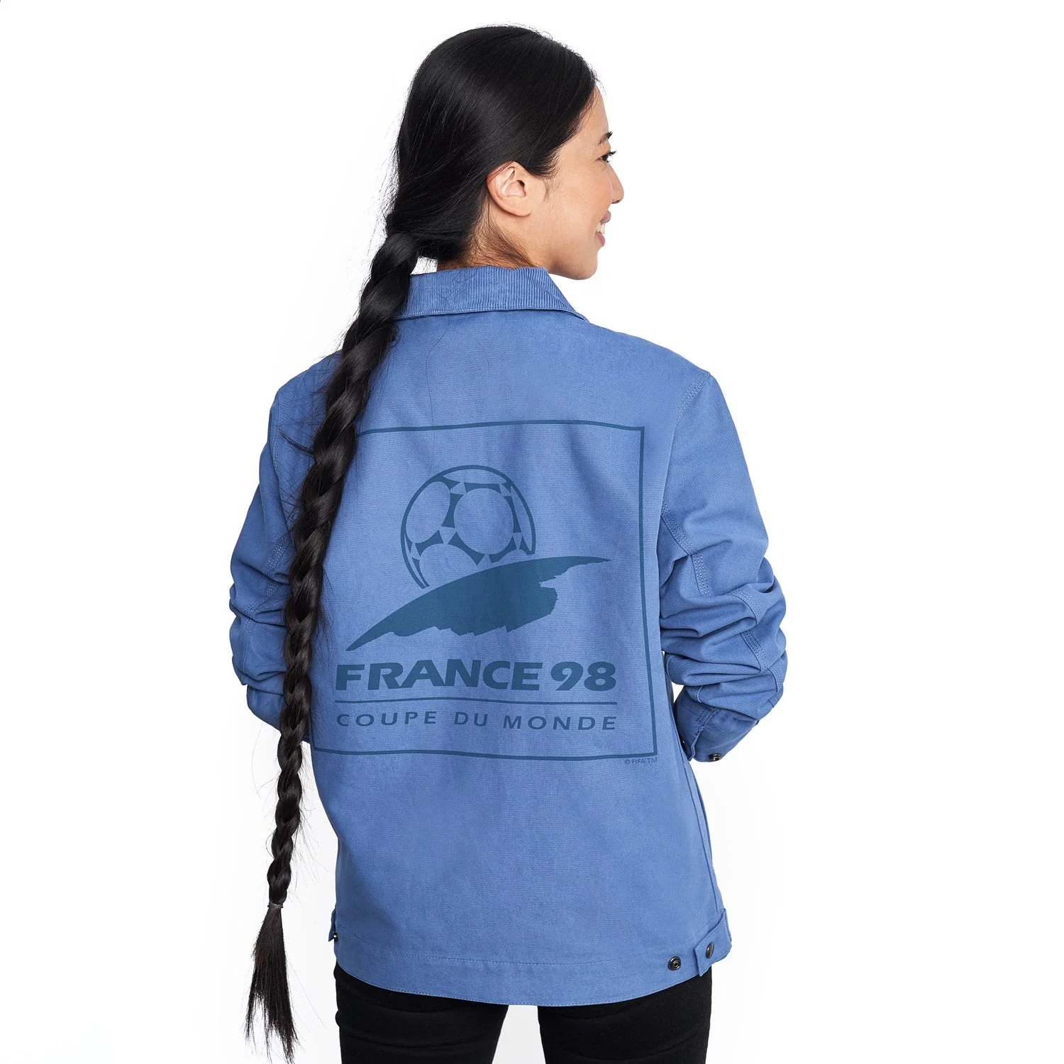 World football competition Classics France '98 Jacket Blue - Men's
