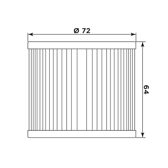 Meiwa 268133 oil filter original typeRef : 268133