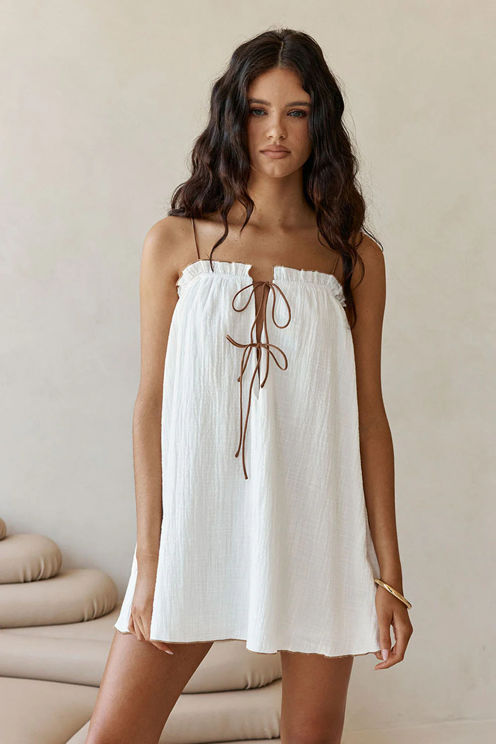 Evelia Dress - White