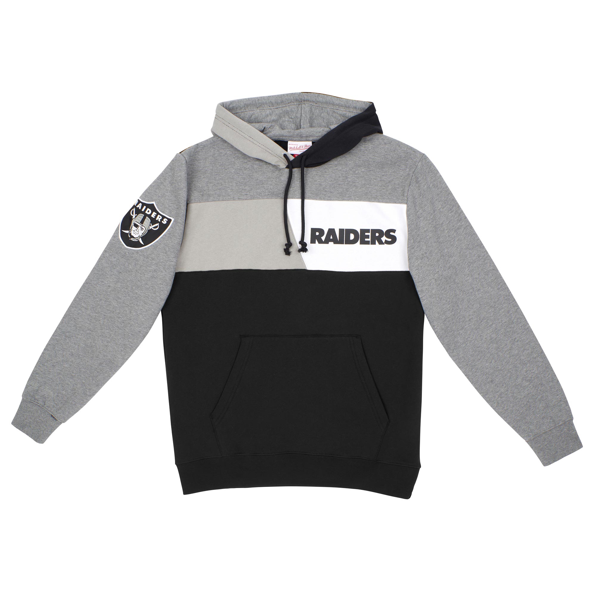 Las Vegas Raiders Mitchell & Ness Color Blocked NFL Fleece Hoodie