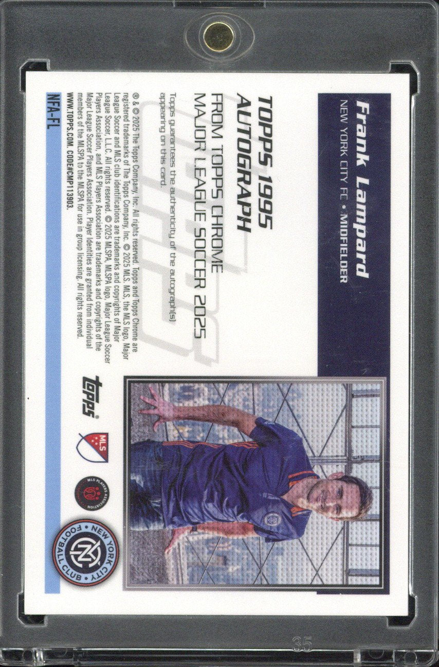 2025 Topps Chrome MLS Frank Lampard Autograph /25