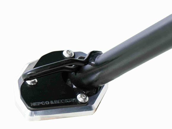 Hepco & Becker side stand extension - black/silverTRIUMPH 660 TRIDENT 660 - 2021 - 2024Ref: Hbe04610A / 42117612 00 91