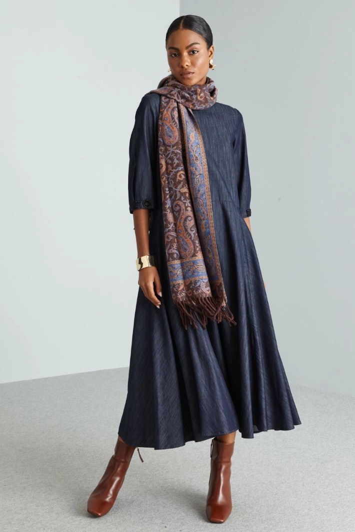 Cotton denim dress - DENIM