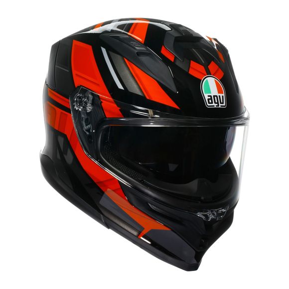 Casque intégral AGV K7 - TAURAX - Noir / RougeRef : AG1095