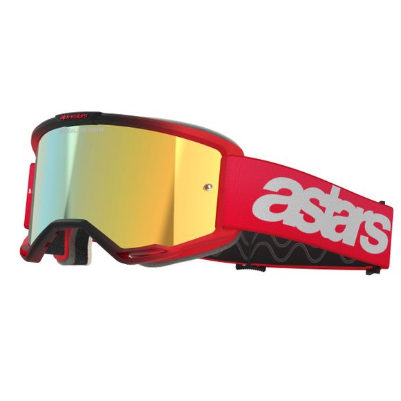 Alpinestars Vision 5 Blaze 2025 - Black / Rouge cross MaskRef: ap3739 / 5102125-3115-os