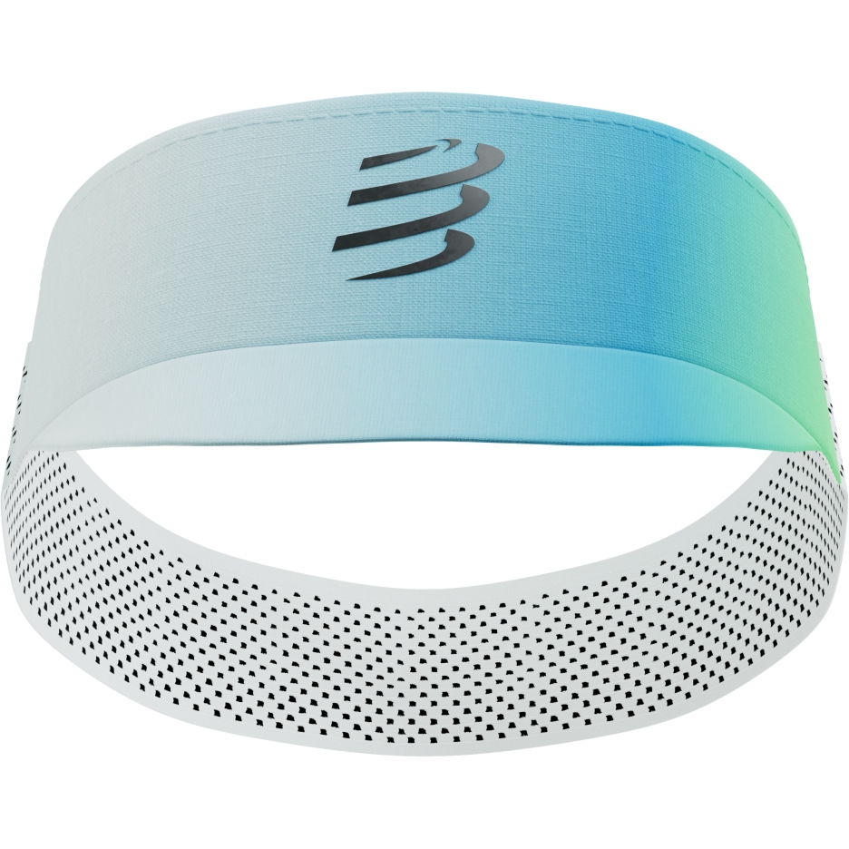 Compressport Pro Racing Visor - star white/blue-green