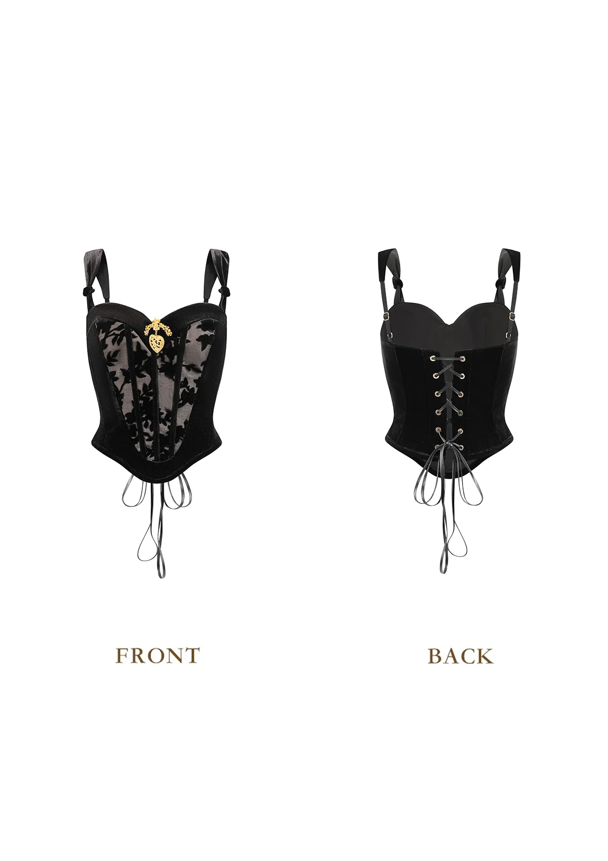 Black Gold Cocoa Corset
