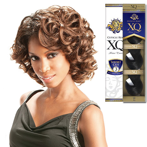 XQ Cuticle Remy Human Hair Weave Glam Roll Remy 3Pcs