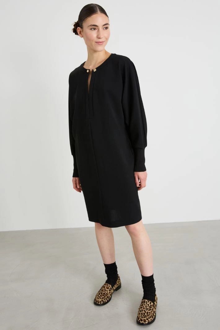 Cady sheath dress - BLACK