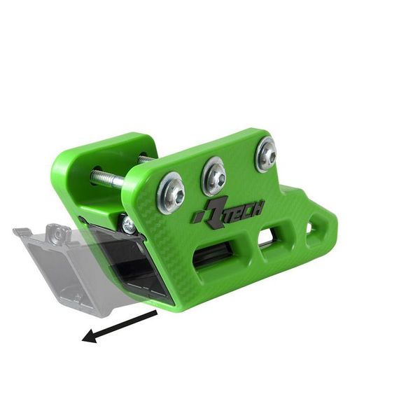 Guide chaîne R-tech Monoblock R2.0 Worx Vert/Noir - Vert / NoirRef : RTH0134 / RCRUKXFVENR20