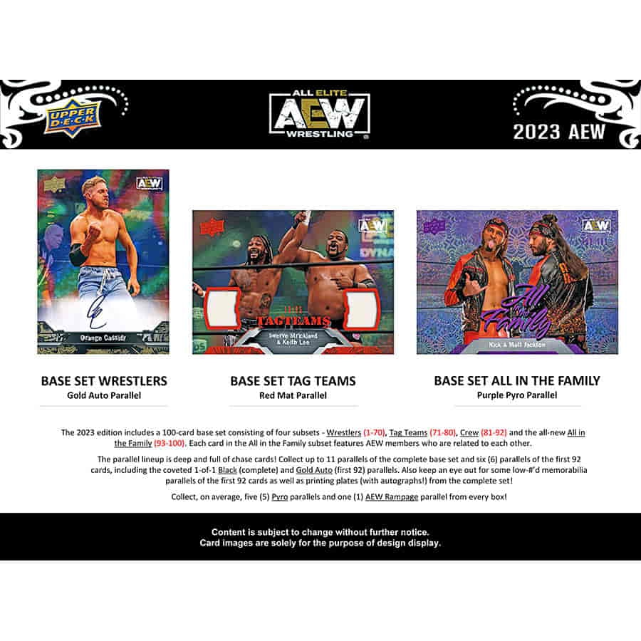 2023 Upper Deck All Elite Wrestling AEW Hobby Box