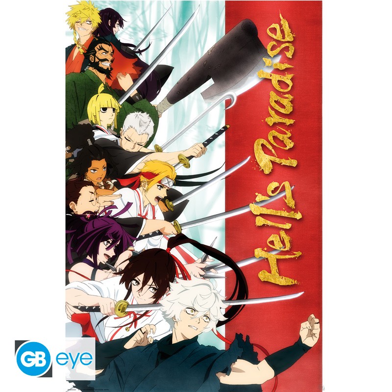 HELL'S PARADISE Poster Key art season 1 (91.5x61cm)