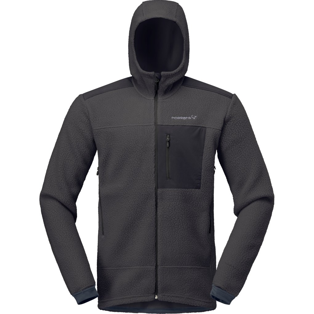 Norrona trollveggen warm3 Zip Hood Jacket Men - Phantom