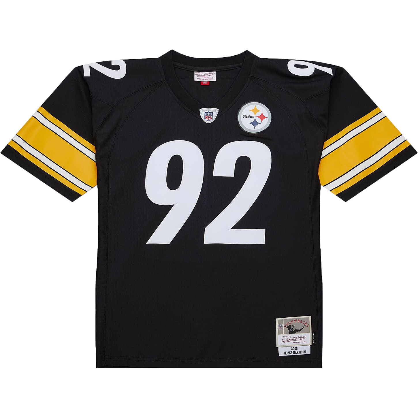 James Harrison #92 Pittsburgh Steelers 2005 Legacy NFL Jersey Black