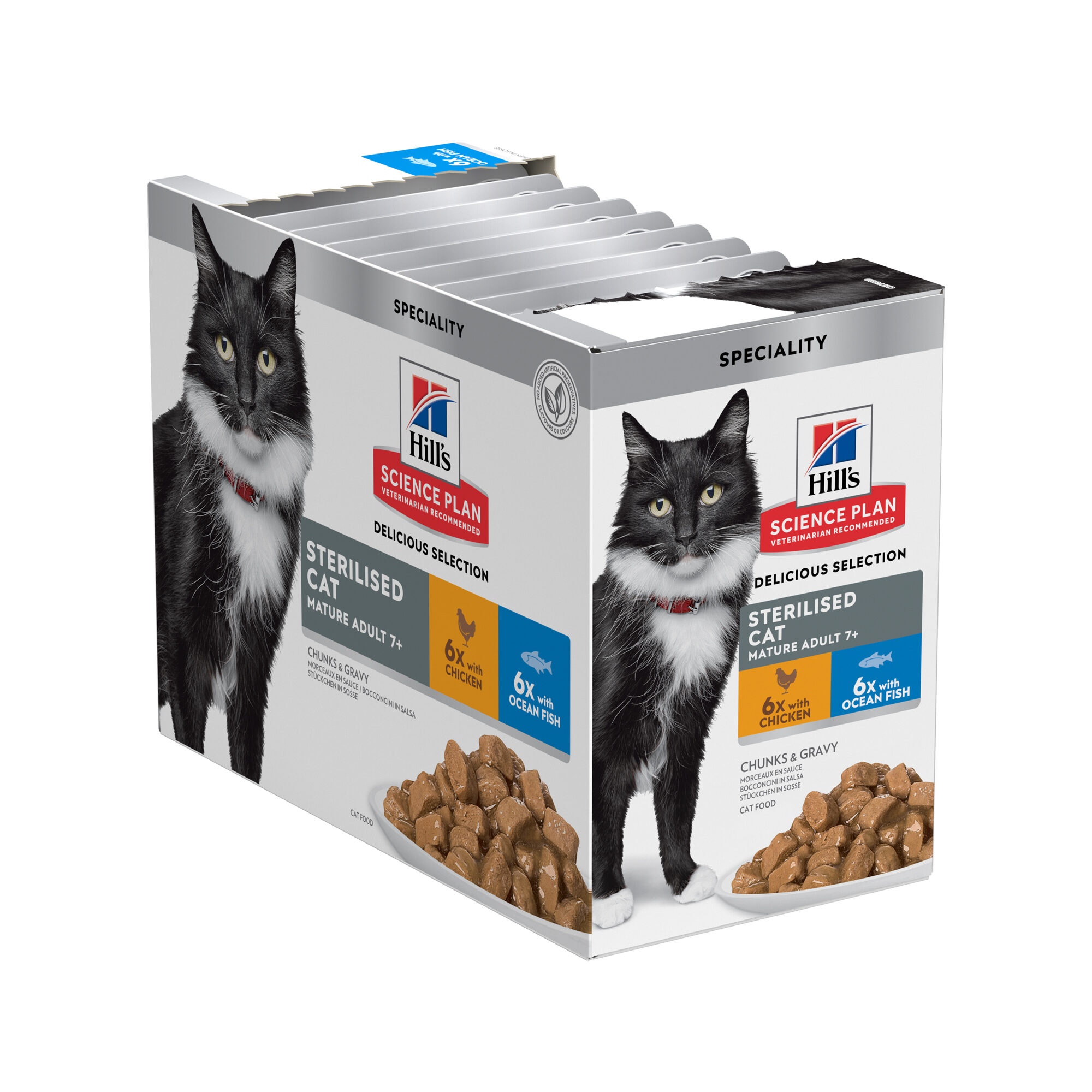 Hill's Science Plan Mature Sterilised - Favourite Selection - 12 x 85 g