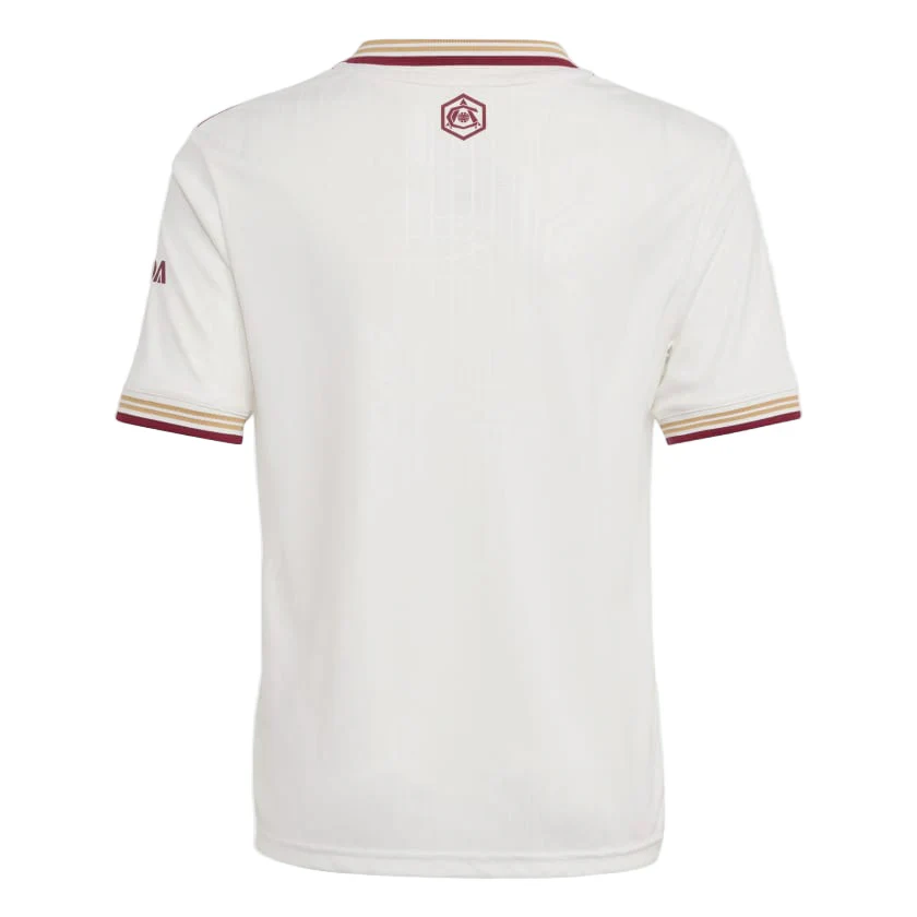 Youth Arsenal Third Jersey 25/26 (White/Burgundy)