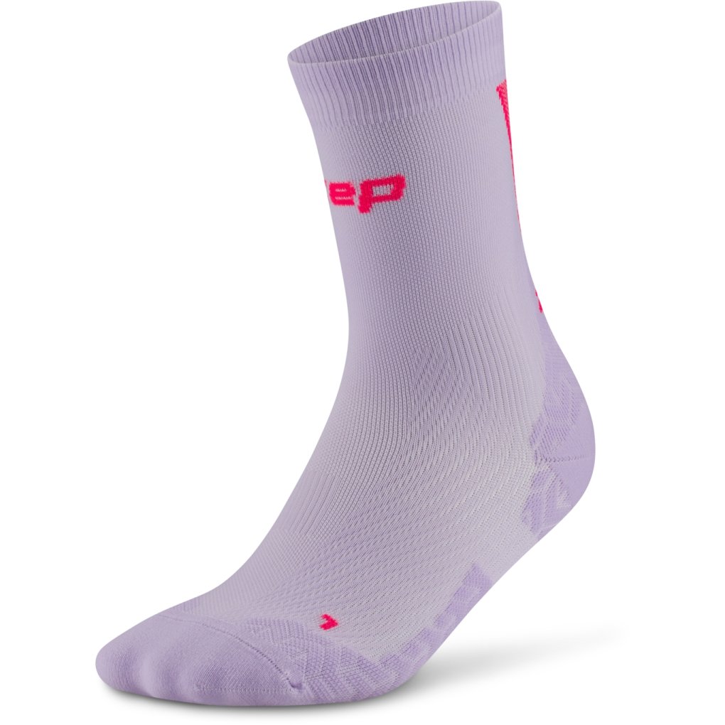 CEP Core Run Ultralight Mid Cut Compression Socks Men - lilac/pink